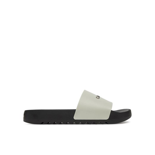 Klapki Calvin Klein Chunky Pool Slide Rub HM0HM01063 Szary ze sklepu eobuwie.pl w kategorii Klapki męskie - zdjęcie 183807320