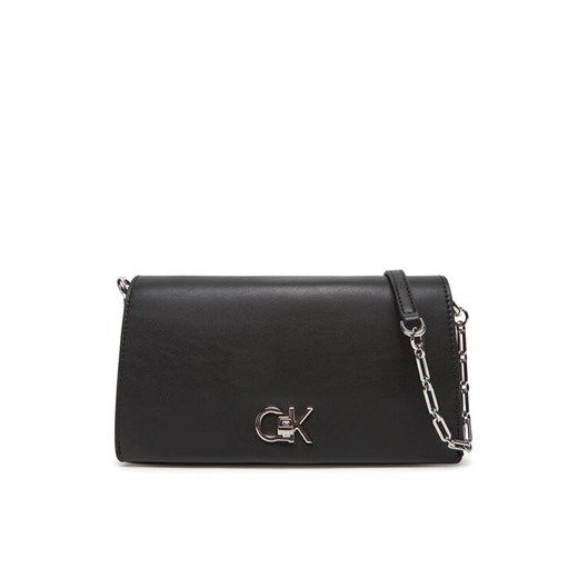 Torebka Calvin Klein Re-Lock Mini Conv LV04F3103G Czarny ze sklepu eobuwie.pl w kategorii Kopertówki - zdjęcie 183807374