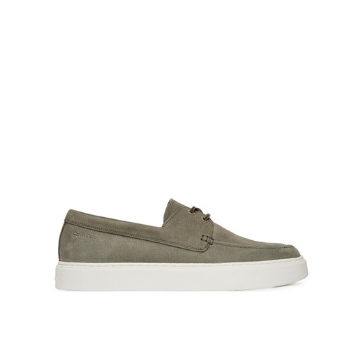 Półbuty Calvin Klein Hybrid Lace Up Boat Nu HM0HM01892 Szary ze sklepu eobuwie.pl w kategorii Półbuty męskie - zdjęcie 183807623