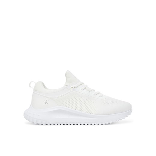 Sneakersy Calvin Klein Jeans Eva Runner Sock Mg Tech YW0YW01855 Biały ze sklepu eobuwie.pl w kategorii Buty sportowe damskie - zdjęcie 183807692
