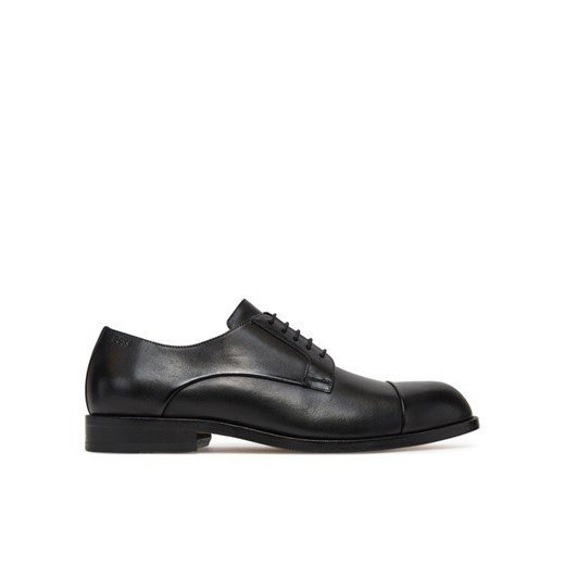 Półbuty BOSS Tayil-L 50548293 Czarny ze sklepu eobuwie.pl w kategorii Buty eleganckie męskie - zdjęcie 183807744