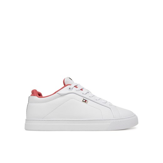 Sneakersy Tommy Hilfiger Sporty Sneaker FW0FW08899 Biały ze sklepu eobuwie.pl w kategorii Buty sportowe damskie - zdjęcie 183807752