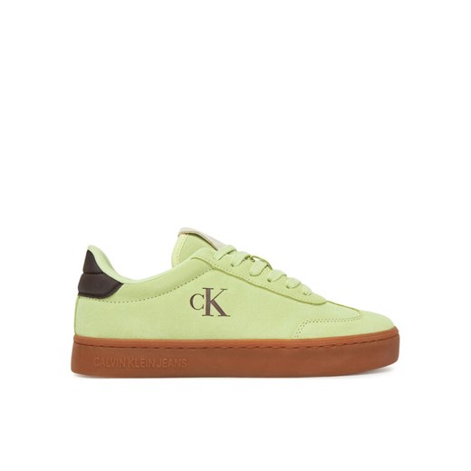 Sneakersy Calvin Klein Jeans Classic Cupsole Mix In YW0YW01767 Biały ze sklepu eobuwie.pl w kategorii Buty sportowe damskie - zdjęcie 183807861
