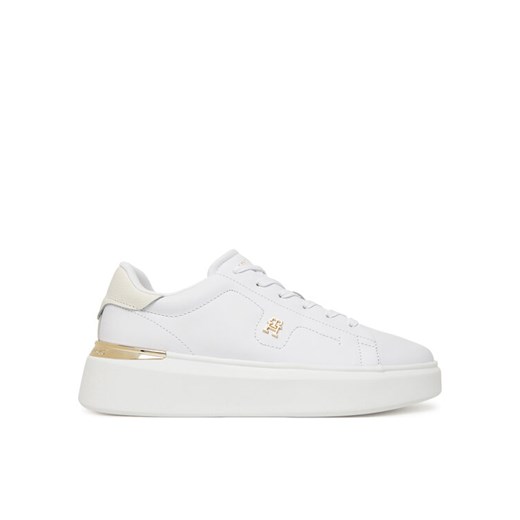 Sneakersy Tommy Hilfiger FW0FW08631 Biały ze sklepu eobuwie.pl w kategorii Buty sportowe damskie - zdjęcie 183807903