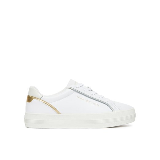Sneakersy Tommy Hilfiger Essential Vulc Sneaker FW0FW08757 Biały ze sklepu eobuwie.pl w kategorii Buty sportowe damskie - zdjęcie 183807911