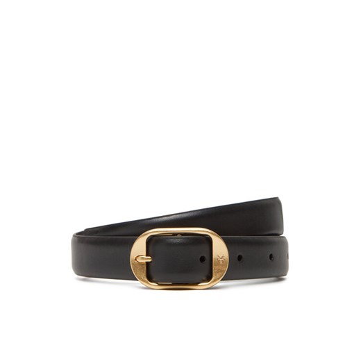 Pasek Damski Calvin Klein Forged Pin Belt 25Mm LV04K7014G Czarny ze sklepu eobuwie.pl w kategorii Paski damskie - zdjęcie 183807924
