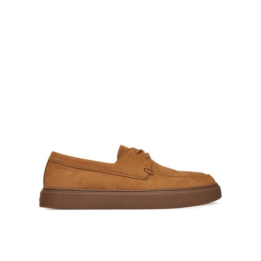 Półbuty Calvin Klein Hybrid Lace Up Boat Nu HM0HM01892 Brązowy ze sklepu eobuwie.pl w kategorii Mokasyny męskie - zdjęcie 183808024