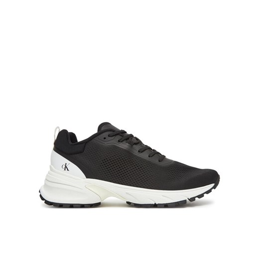 Sneakersy Calvin Klein Jeans Hike Runner Tech Knit YM0YM01284 Czarny ze sklepu eobuwie.pl w kategorii Buty sportowe męskie - zdjęcie 183808111