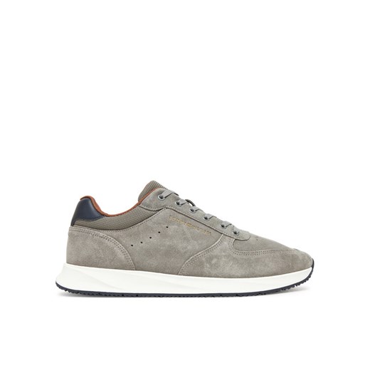 Sneakersy Tommy Hilfiger Premium Suede Hybrid FM0FM05690 Szary ze sklepu eobuwie.pl w kategorii Buty sportowe męskie - zdjęcie 183808154