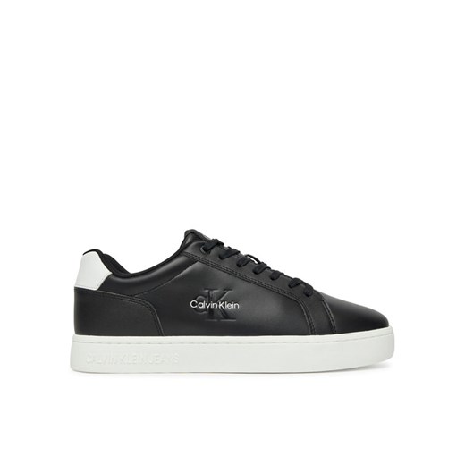 Sneakersy Calvin Klein Jeans Classic Cupsole Mono Lth YM0YM01369 Czarny ze sklepu eobuwie.pl w kategorii Buty sportowe męskie - zdjęcie 183808163