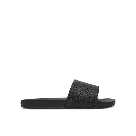 Klapki Calvin Klein Pool Slide Mono HW0HW02541 Czarny ze sklepu eobuwie.pl w kategorii Klapki damskie - zdjęcie 183808173
