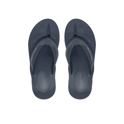 Japonki Tommy Hilfiger Molded Comfort Th Beach Sandal FM0FM05508 Granatowy ze sklepu eobuwie.pl w kategorii Klapki męskie - zdjęcie 183808204