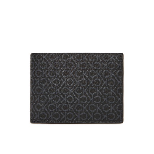 Portfel męski Calvin Klein Ck Must Mono Comp Trifold W Coin LV04D1040G Czarny ze sklepu eobuwie.pl w kategorii Portfele męskie - zdjęcie 183808221