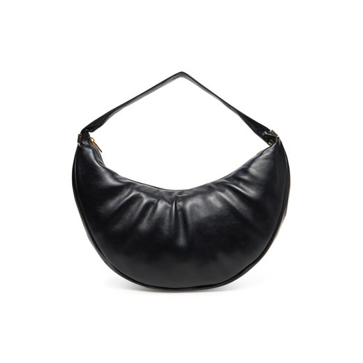 Torebka Calvin Klein Pinched Soft Crescent Lg LV04F3009G Czarny ze sklepu eobuwie.pl w kategorii Torebki hobo - zdjęcie 183808334
