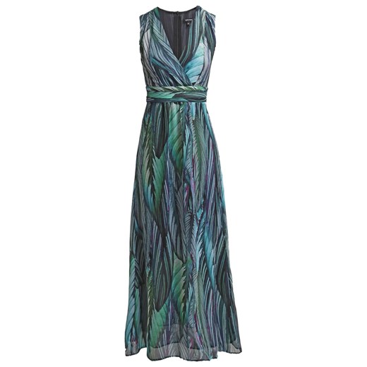 More & More Długa sukienka olive multi color zalando zielony abstrakcyjne wzory