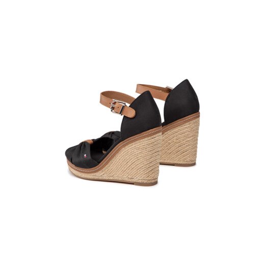 Espadryle Tommy Hilfiger Elena 56D FW0FW00905 Czarny Tommy Hilfiger 38 eobuwie.pl