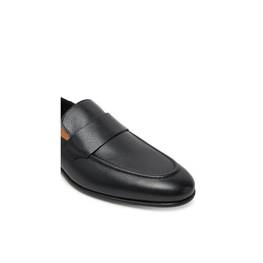 Buty eleganckie męskie BOSS HUGO czarne 