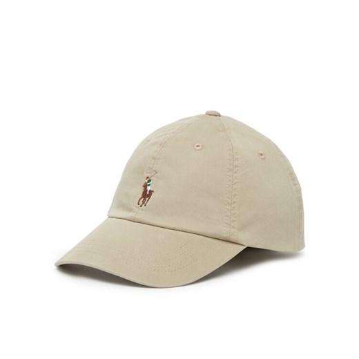 Polo Ralph Lauren Czapka z daszkiem 211954881003 Beżowy ze sklepu MODIVO w kategorii Czapki z daszkiem damskie - zdjęcie 183813154