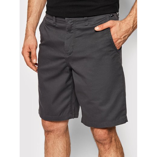 Vans Szorty materiałowe Authentic Chino VN0A5FJX Szary Relaxed Fit ze sklepu MODIVO w kategorii Spodenki męskie - zdjęcie 183813193