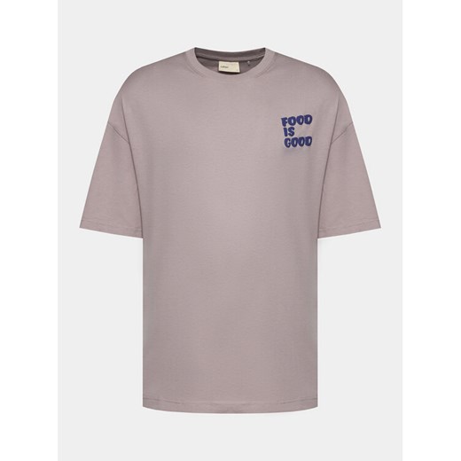Outhorn T-Shirt OTHAW23TTSHM0857 Fioletowy Regular Fit ze sklepu MODIVO w kategorii T-shirty męskie - zdjęcie 183813231