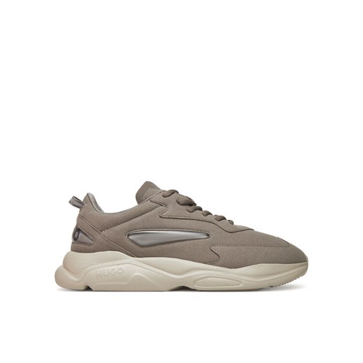 HUGO Sneakersy Leon 50548504 Szary ze sklepu MODIVO w kategorii Buty sportowe męskie - zdjęcie 183813242