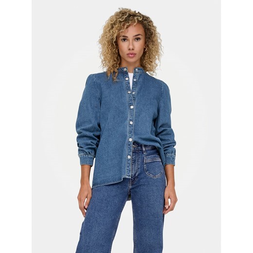 ONLY Koszula jeansowa Belle 15347085 Niebieski Regular Fit ze sklepu MODIVO w kategorii Koszule damskie - zdjęcie 183813264