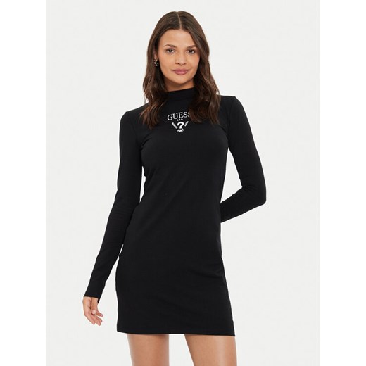 Guess Sukienka codzienna Colette Jersey V4BK04 KCDH1 Czarny Regular Fit Guess L MODIVO