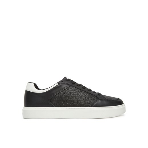 Calvin Klein Sneakersy Clean Cup Low Laceup Mono HM0HM01899 Czarny ze sklepu MODIVO w kategorii Buty sportowe męskie - zdjęcie 183813440