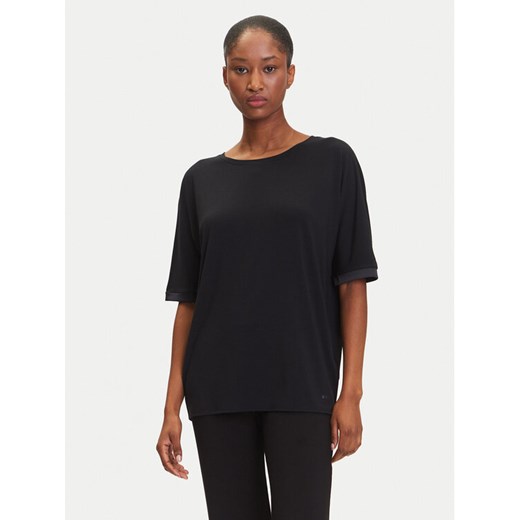BOSS Koszulka piżamowa Sheen 50545569 Czarny Relaxed Fit ze sklepu MODIVO w kategorii Piżamy damskie - zdjęcie 183813451
