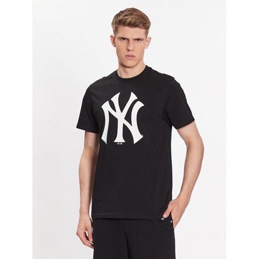 47 Brand T-Shirt MLB New York Yankees Imprint 47 Echo Tee BB017TEMIME544088JK Czarny Regular Fit ze sklepu MODIVO w kategorii T-shirty męskie - zdjęcie 183813504