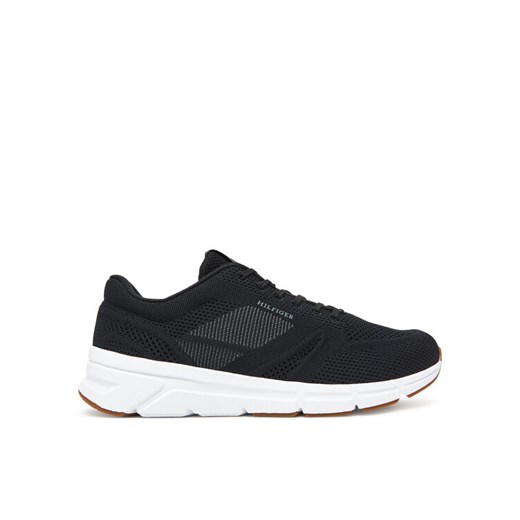 Tommy Hilfiger Sneakersy Modern Comfort Run Knit FM0FM05524 Czarny ze sklepu MODIVO w kategorii Buty sportowe męskie - zdjęcie 183813524