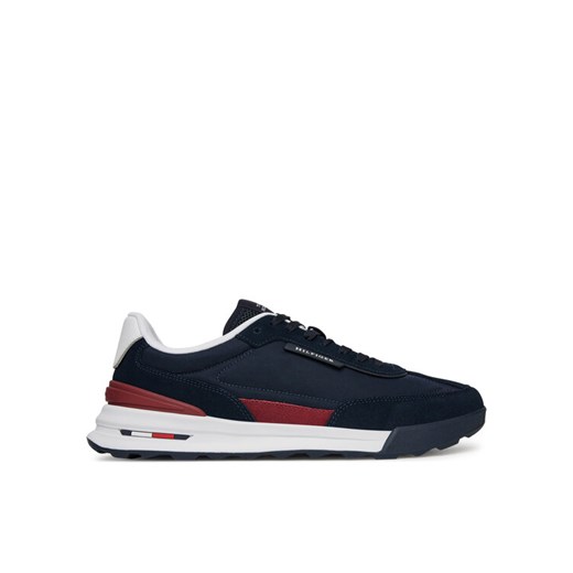 Tommy Hilfiger Sneakersy Retro Runner Nylon Mix FM0FM05523 Granatowy ze sklepu MODIVO w kategorii Buty sportowe męskie - zdjęcie 183813544