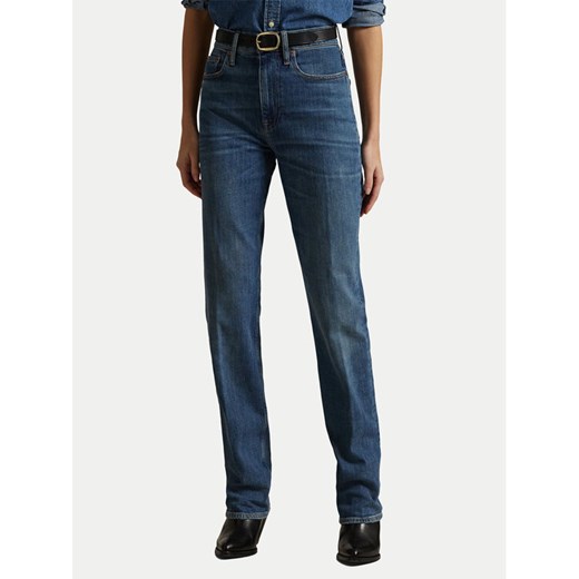 Polo Ralph Lauren Jeansy 211969392001 Granatowy Straight Fit ze sklepu MODIVO w kategorii Jeansy damskie - zdjęcie 183813603