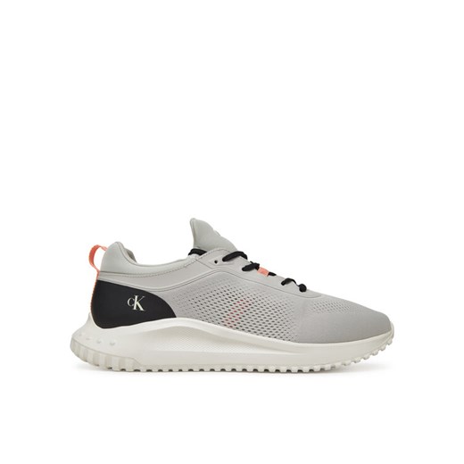 Calvin Klein Jeans Sneakersy Eva Runner Tech Knit YM0YM01293 Szary ze sklepu MODIVO w kategorii Buty sportowe męskie - zdjęcie 183813732