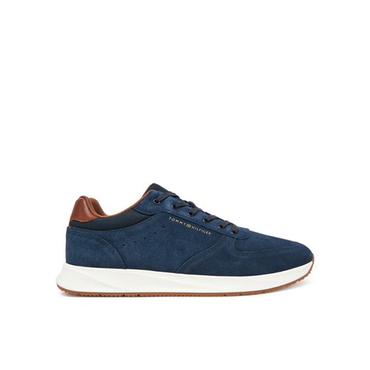 Tommy Hilfiger Sneakersy Premium Suede Hybrid FM0FM05690 Granatowy ze sklepu MODIVO w kategorii Buty sportowe męskie - zdjęcie 183813763