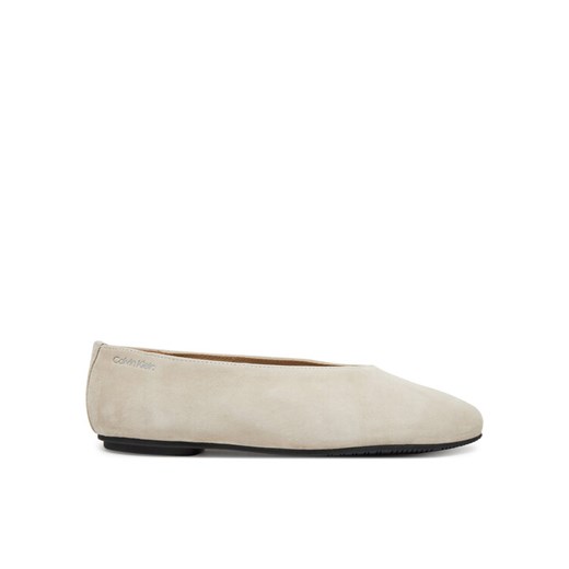 Calvin Klein Baleriny Ballerina Round Hw Sue HW0HW02565 Beżowy ze sklepu MODIVO w kategorii Balerinki - zdjęcie 183813904