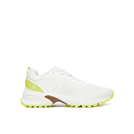 Calvin Klein Jeans Sneakersy Hike Runner Tech Knit YM0YM01284 Biały ze sklepu MODIVO w kategorii Buty sportowe męskie - zdjęcie 183813912