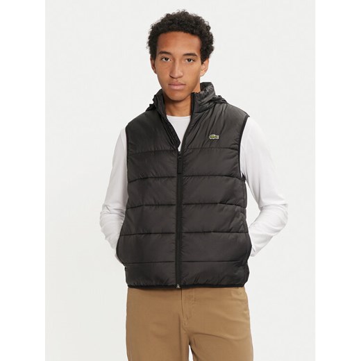 Lacoste Bezrękawnik BH6761 Czarny Regular Fit Lacoste 54 MODIVO