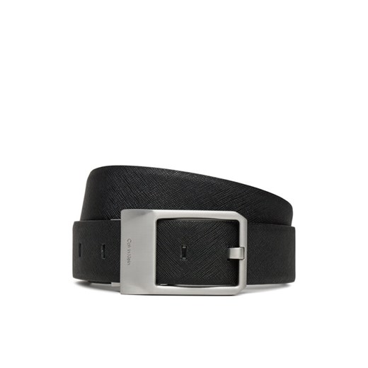 Calvin Klein Pasek Męski Faceted Buckle 35Mm Adj/Rev LV04D7010G Czarny ze sklepu MODIVO w kategorii Paski męskie - zdjęcie 183813983