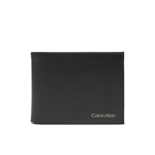 Calvin Klein Portfel męski Ck Smooth Billfold W/ Coin Walle LV04D1105G Czarny ze sklepu MODIVO w kategorii Portfele męskie - zdjęcie 183814000