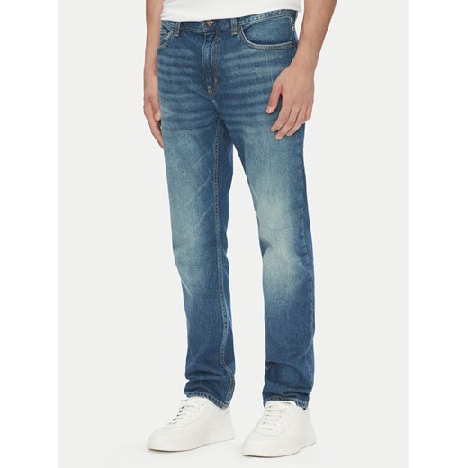 HUGO Jeansy Ash 50541564 Niebieski Slim Fit ze sklepu MODIVO w kategorii Jeansy męskie - zdjęcie 183814124
