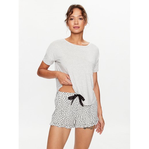 Hunkemöller Piżama 203183 Szary Comfortable Fit ze sklepu MODIVO w kategorii Piżamy damskie - zdjęcie 183814150