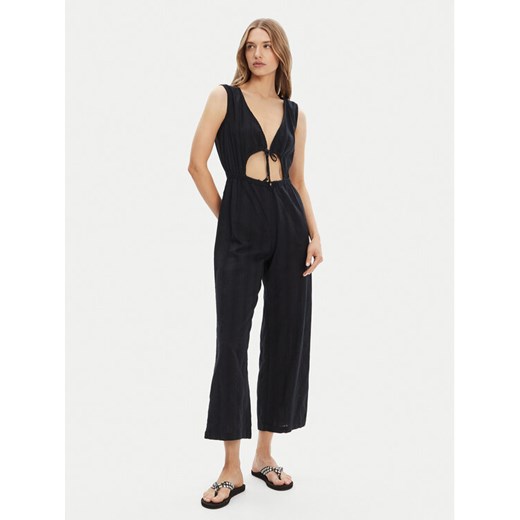Roxy Kombinezon ERJX603446 Czarny Regular Fit ze sklepu MODIVO w kategorii Kombinezony damskie - zdjęcie 183814152