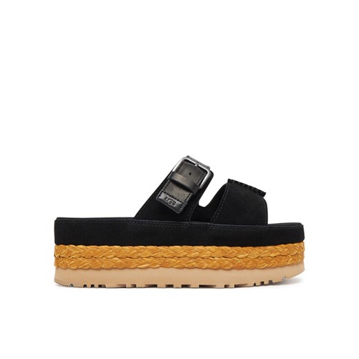 Ugg Klapki W Aubrey Slide 1167451 Czarny ze sklepu MODIVO w kategorii Espadryle damskie - zdjęcie 183814171