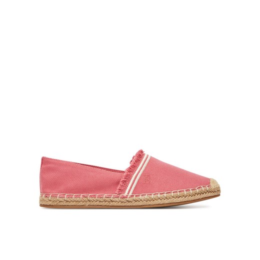 Tommy Hilfiger Espadryle Fringe Canvas Closed Espadrille FW0FW08881 Różowy ze sklepu MODIVO w kategorii Espadryle damskie - zdjęcie 183814282