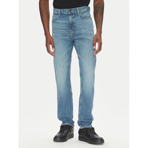 HUGO Jeansy Ash 50541582 Niebieski Regular Fit ze sklepu MODIVO w kategorii Jeansy męskie - zdjęcie 183814344