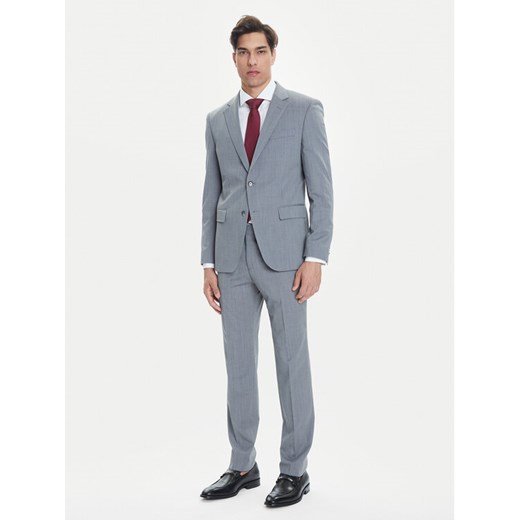 BOSS Garnitur H-Huge 50546087 Szary Slim Fit ze sklepu MODIVO w kategorii Garnitury męskie - zdjęcie 183814372