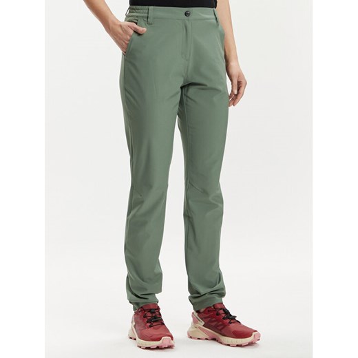 CMP Spodnie outdoor 34T5006 Zielony Regular Fit ze sklepu MODIVO w kategorii Spodnie damskie - zdjęcie 183814413