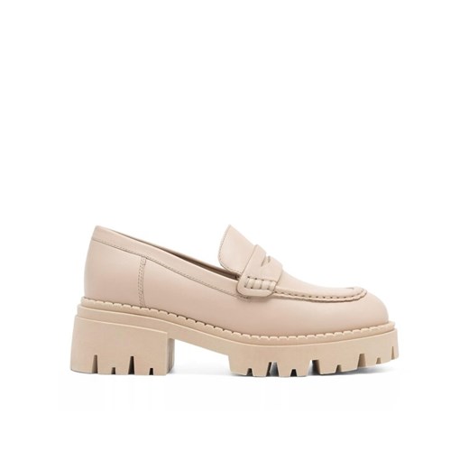Badura Loafersy BOTRICELLO-108113 Beżowy ze sklepu MODIVO w kategorii Mokasyny damskie - zdjęcie 183814473