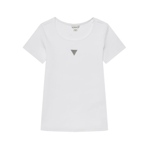 Guess T-Shirt J5YP03 KB1O1 Biały Regular Fit ze sklepu MODIVO w kategorii Bluzki dziewczęce - zdjęcie 183814510